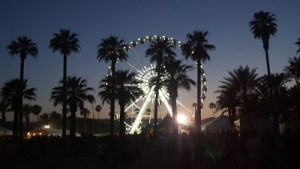 Ferris Wheel at the Coachella Music Festival!