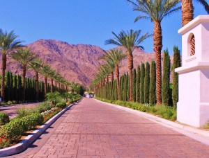 The grand entry to the La Quinta Hotel & Spa