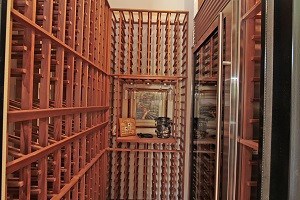 ..a custom 600 + bottle wine room with Subzero refrig for another 150 bottles!!