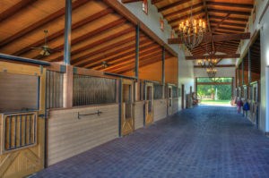 The barn at Tally Ranch at 55075 Monroe St., La Quinta